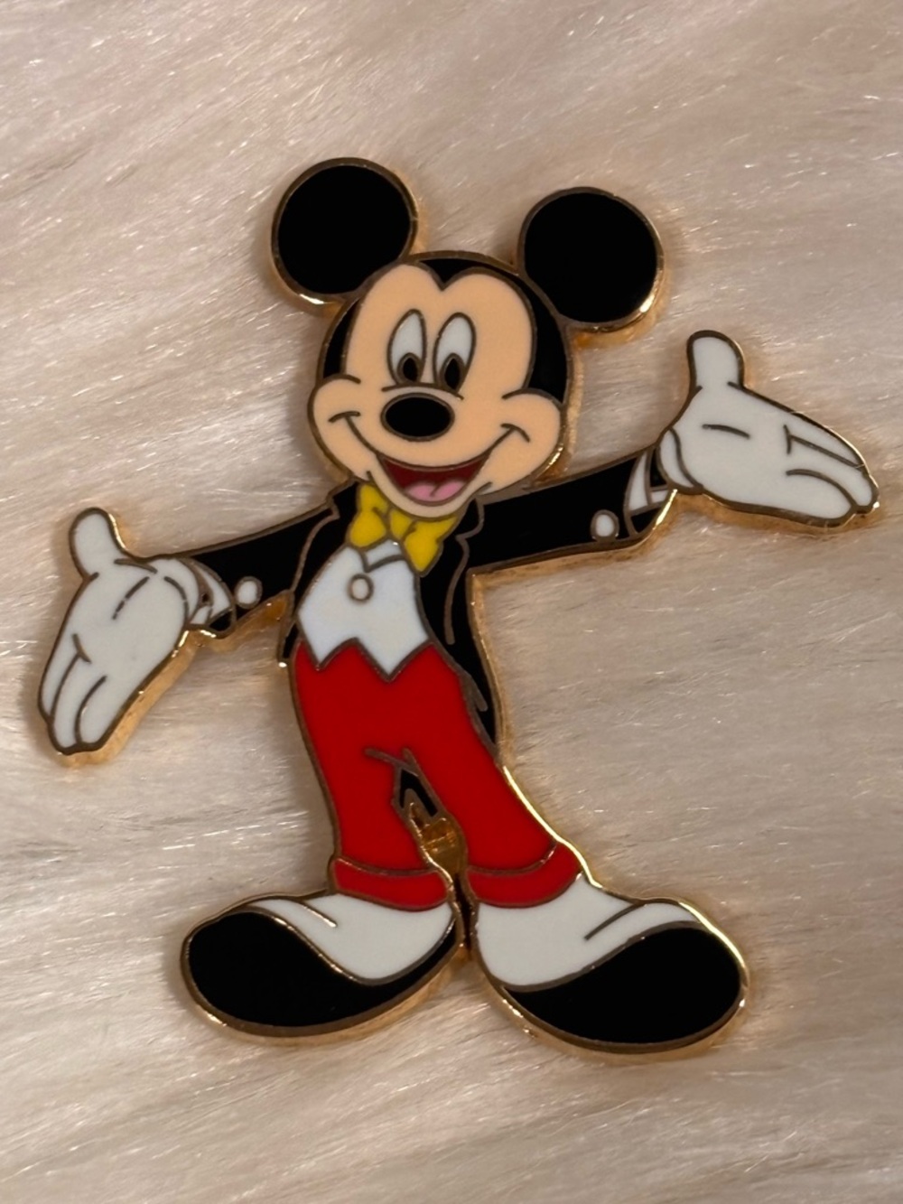 Mickey Mouse Tuxedo Trading Pin 2008 Welcome to Disneyland-Vintage